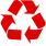 icone-de-recyclage-et-de-durabilite-rouge